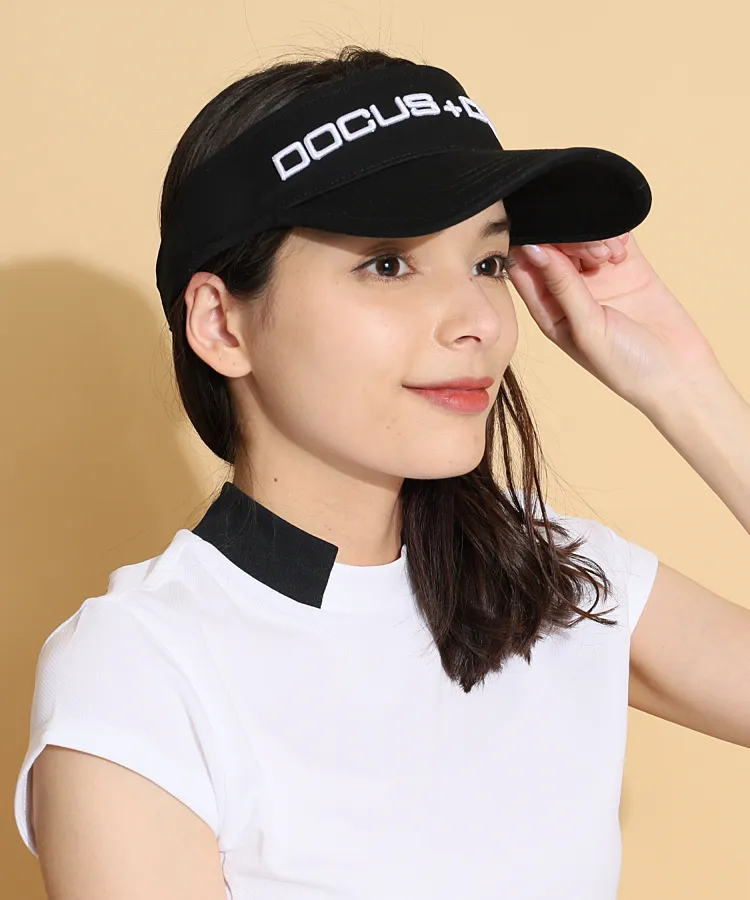 ドゥーカス 中綿 ボリューム ジャケット レディース ゴルフ DOCUS ドゥーカス DC ロゴ刺繍ツイルサンバイザー レディースゴルフ