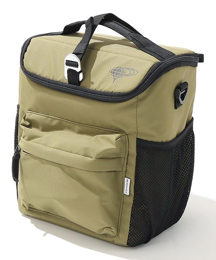 【美品】ビームスゴルフ BEAMS GOLF 保冷保温 カートバッグ ベージュ系 美品】ビームスゴルフ BEAMS GOLF 保冷保温 カートバッグ