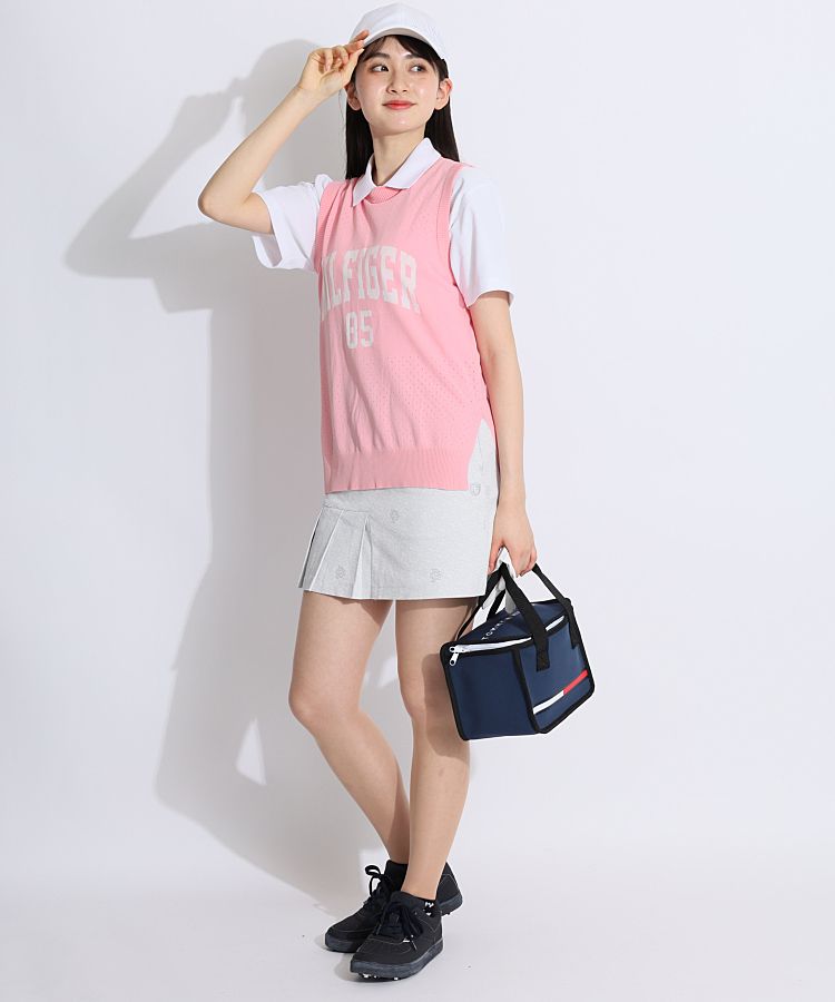 パーリーゲイツ PG 【ストレッチ】PGモノグラムプリーツスカート