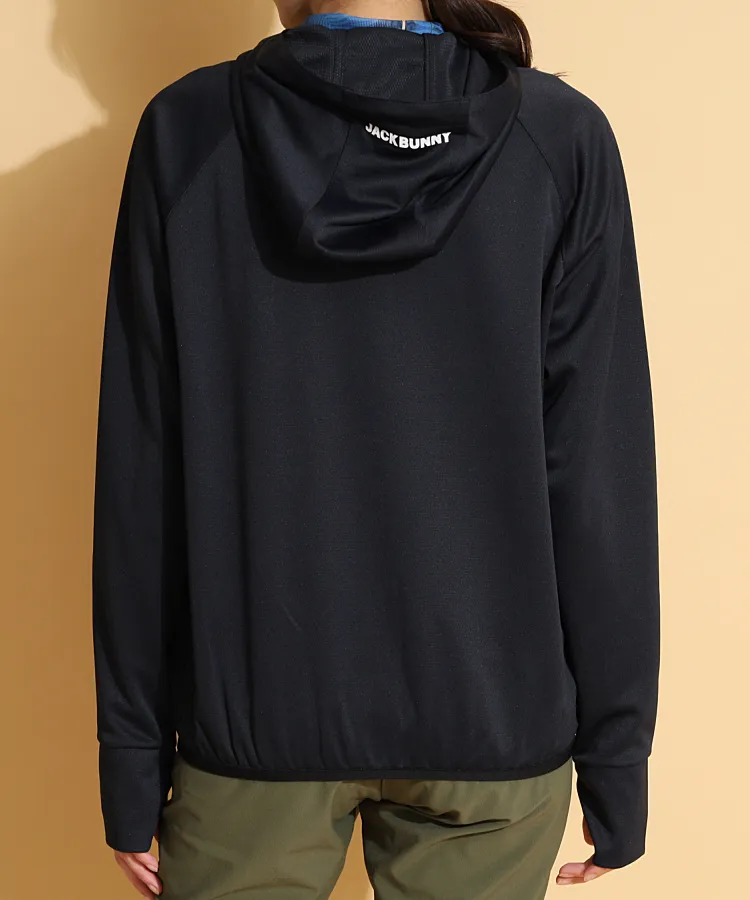 ジャックバニー JB UVラグランZIPパーカー レディースゴルフ