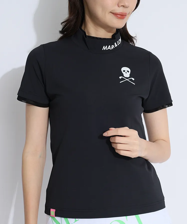 マーク＆ロナ ML 【吸水速乾】フロントロゴプリーツスカート