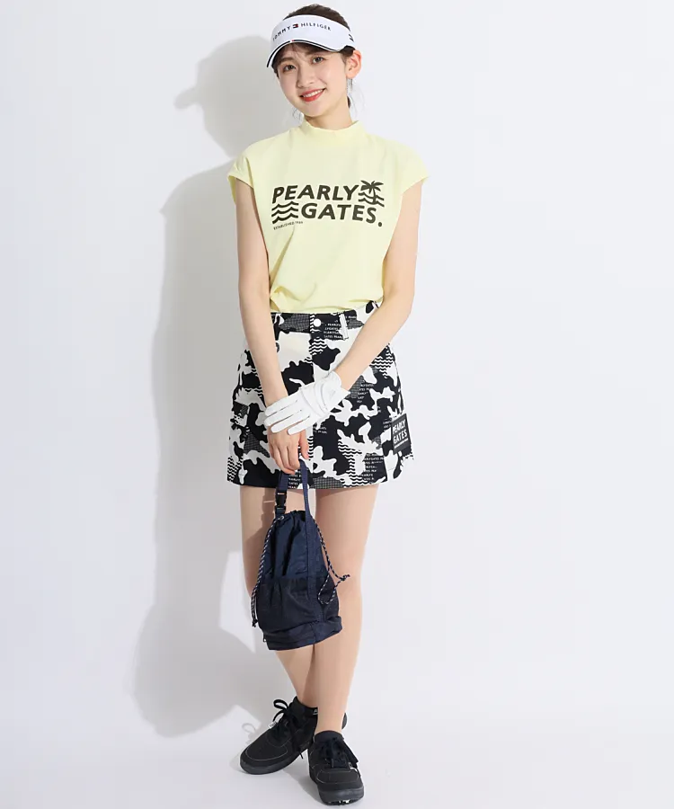 パーリーゲイツ カモフラ スカート PEARLY GATES パーリーゲイツ×PEANUTS スカート カーキ