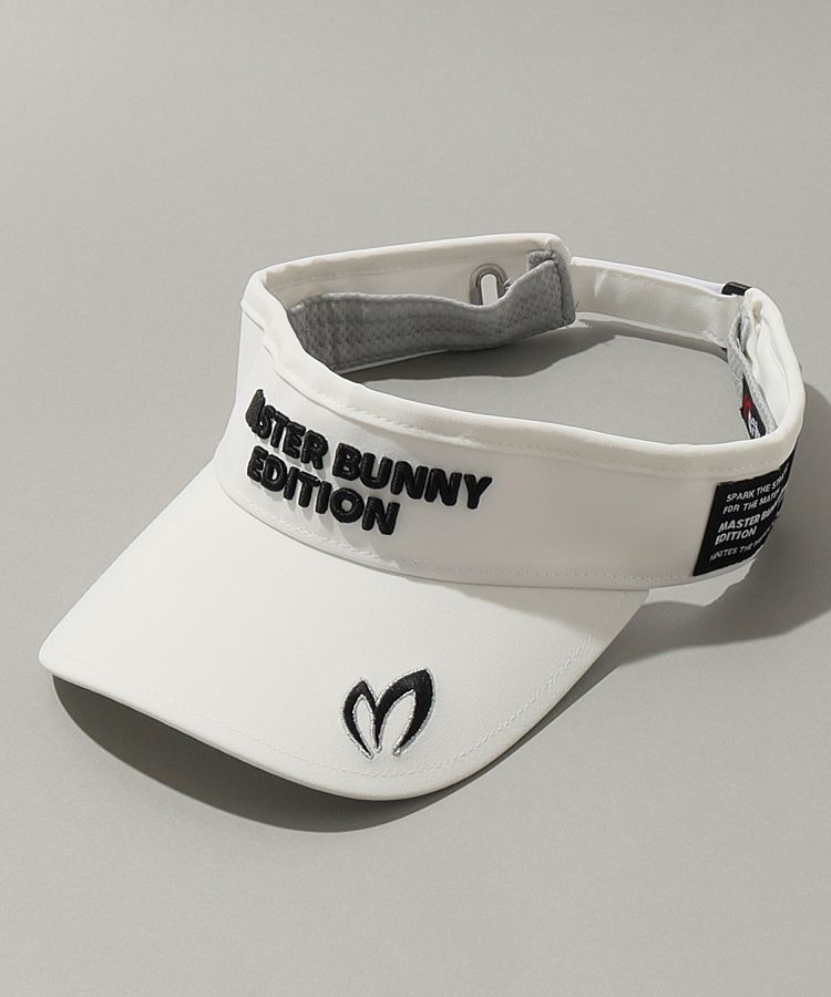 マスターバニー MB 吸汗速乾ロゴサンバイザー レディースゴルフウェア