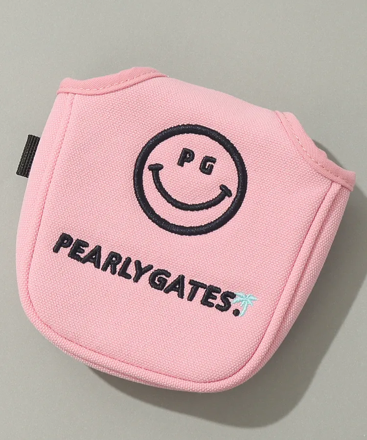 パーリーゲイツ PG ペールカラーロゴ刺しゅうパターカバー