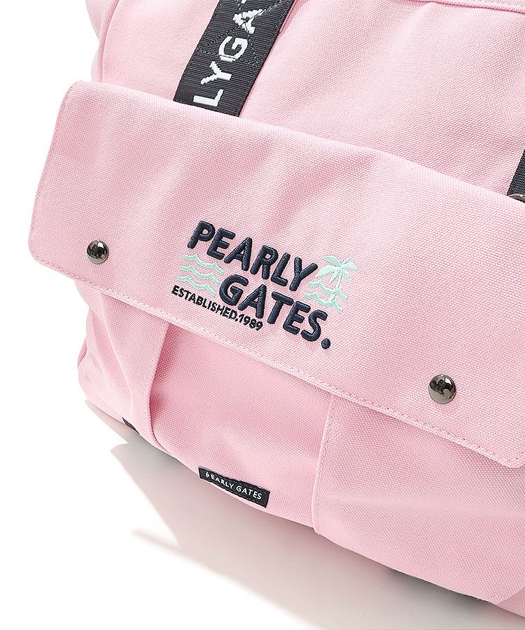 ゴルフ ★パーリーゲイツ・ピンク★キャンバスマルチWayボストンバッグ ゴルフ ☆パーリーゲイツ・ピンク☆キャンバスマルチWayボストンバッグ