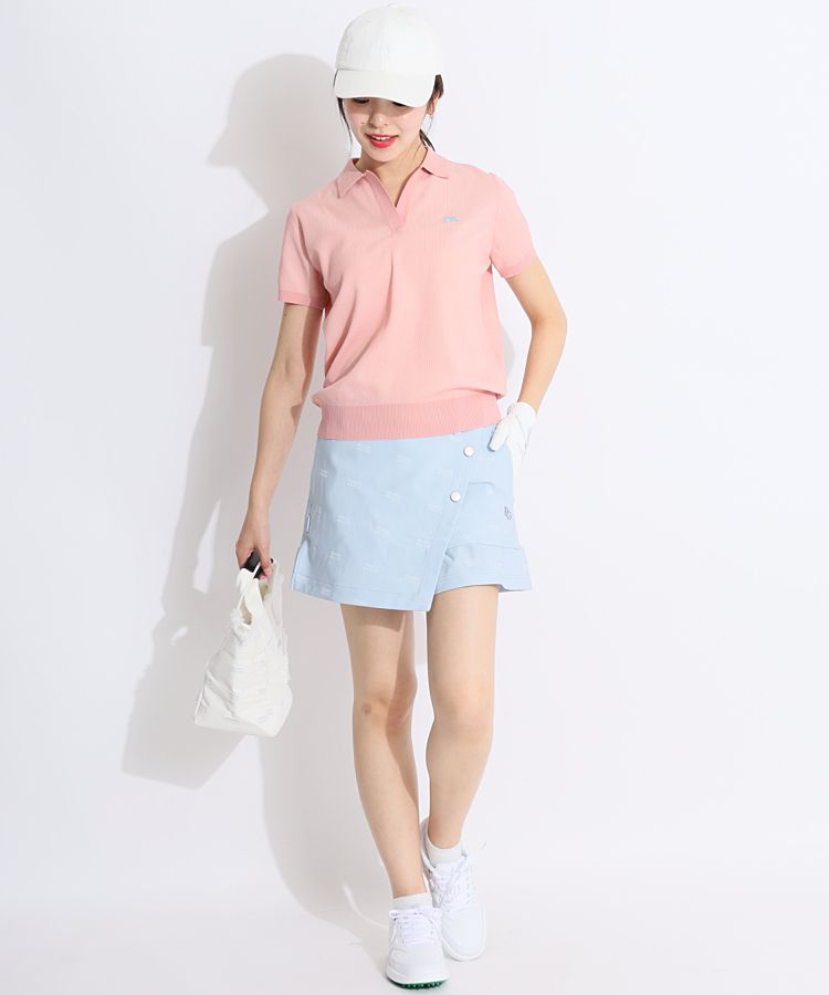 パーリーゲイツ PG 【ストレッチ】ジャガードロゴラップ