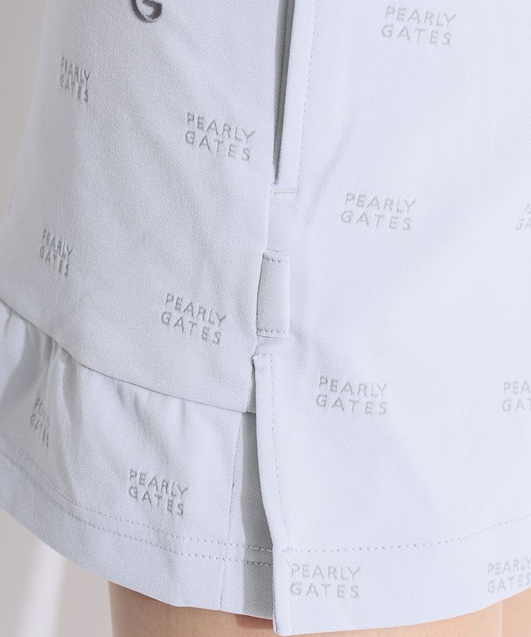 パーリーゲイツ PG 【ストレッチ】ジャガードロゴラップキュロット