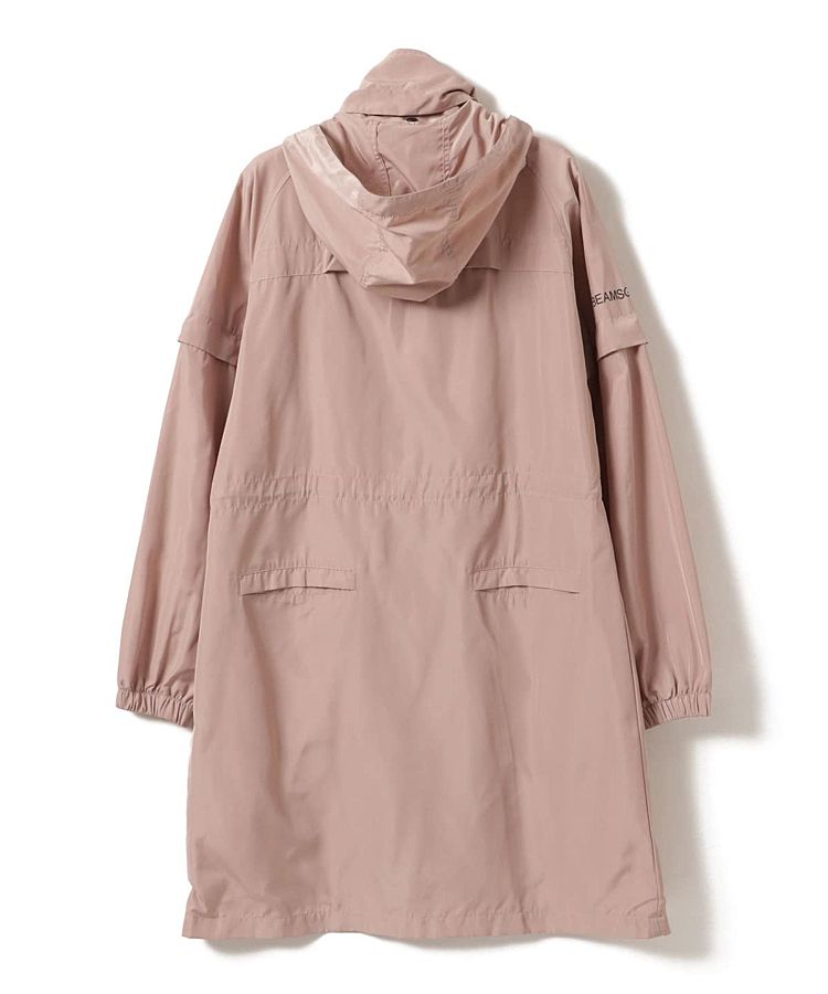 ビームスゴルフ BE 【撥水】収納袋付レインワンピース レディース