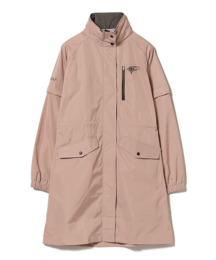 ビームスゴルフ BE 【撥水】収納袋付レインワンピース レディース