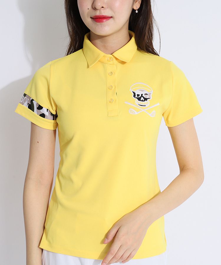 デルソルゴルフ DL 【吸水速乾】カモフラスカル半袖ポロシャツ