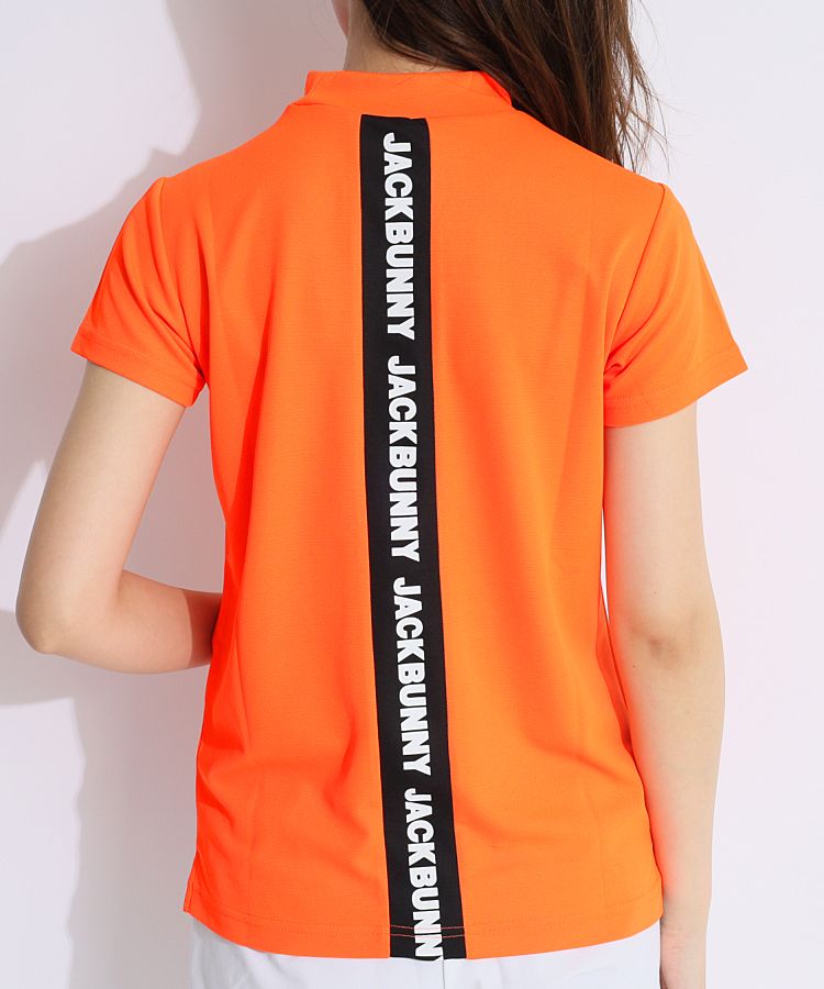 専用新品★アシメトリーモックネックシャツ半袖ジャックバニー ジャックバニー JB バックラインモックネック半袖カットソー