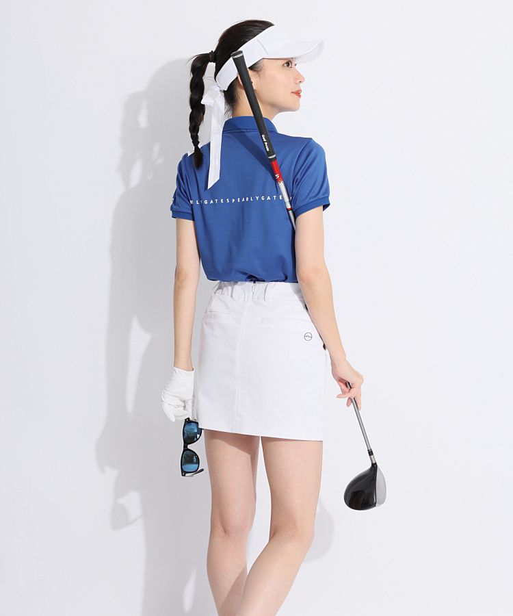 パーリーゲイツ PG 胸ポケット付き半袖ポロシャツ レディース