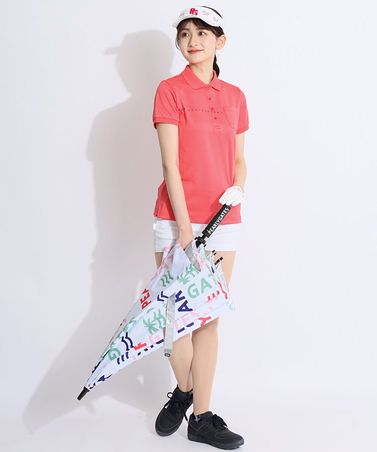 2点セット パーリーゲイツ 半袖ポロシャツ スカート レディース サイズ0【B】 7fac1dbd46b1a387108b909e51870d