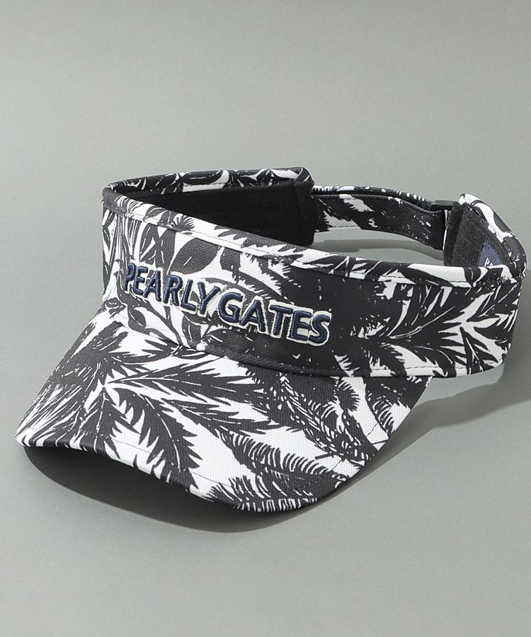 PEARL YGATESのサンバイザー 花柄 パーリーゲイツ PG 遮熱UVボタニカル柄サンバイザー レディース