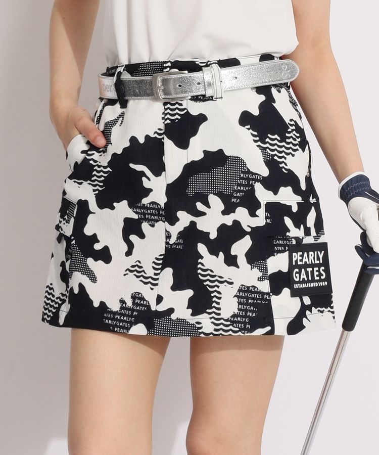 パーリーゲイツ PG 【DotAir】カモフラロゴスカート レディースゴルフ