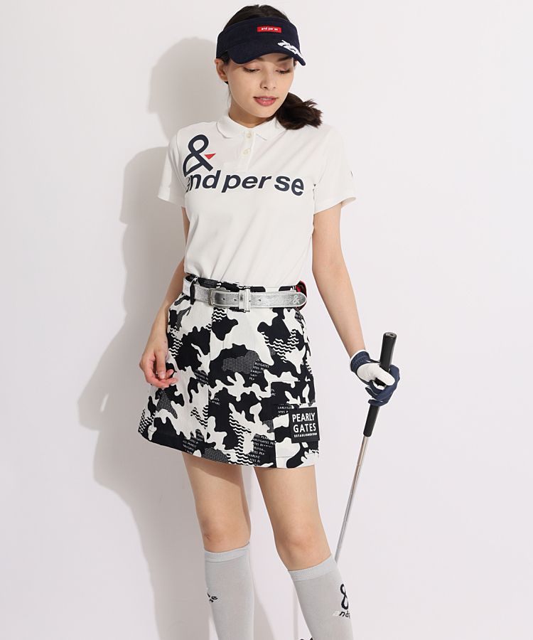 パーリーゲイツ PG 【DotAir】カモフラロゴスカート レディースゴルフ