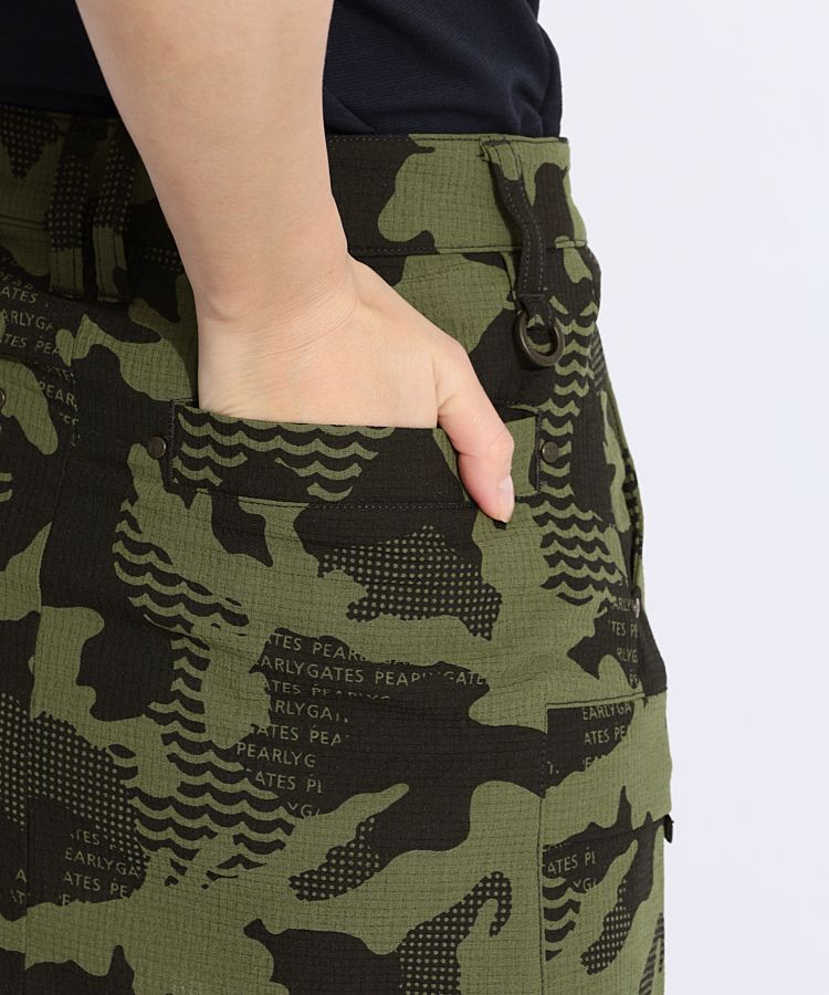 パーリーゲイツ PG 【DotAir】カモフラロゴスカート レディースゴルフ