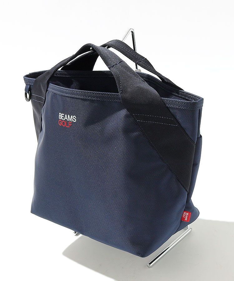 ビームスゴルフ BE シンプルロゴワイド舟形カートバッグ