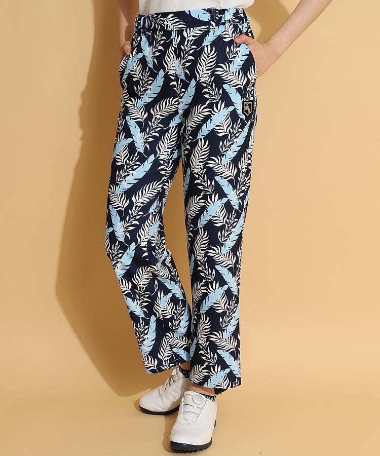 SD ボタニカルPrintロングパンツ