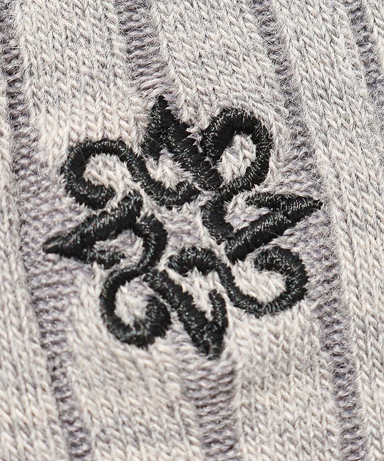 セントアンドリュース SA 【温熱】ポンポン付きケーブル編みニー