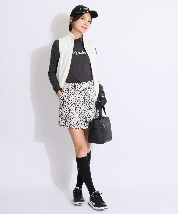 新品セントアンドリュース♡カーキベージュリボンサンバイザー ゴルフ セントアンドリュース SA メタリックロゴコットンサンバイザー