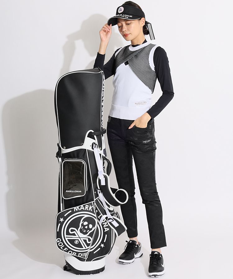 マーク＆ロナ ML モノトーンビッグロゴスタンドキャディバッグ