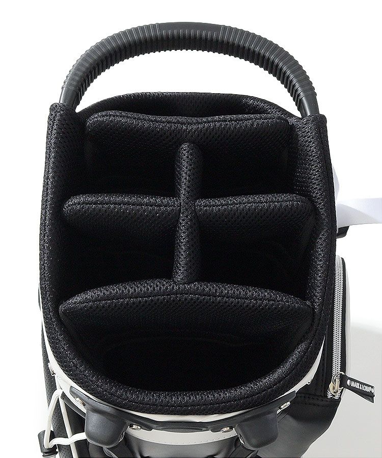 キャスコ マンダリナダック レディース キャディバッグ【黒×白】美品