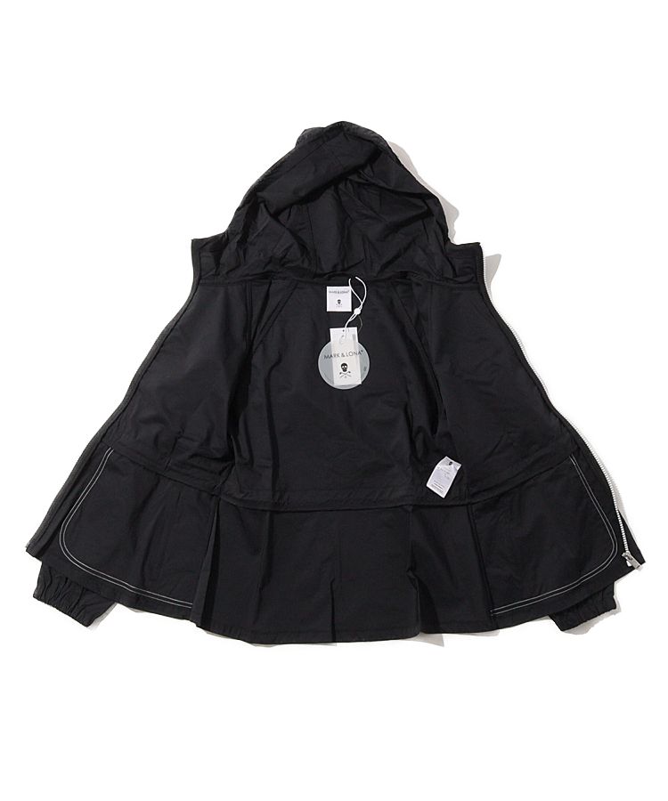 ★美品★MARK&LONA　ウェーブロゴケープ風パーカー　サイズ　M マーク＆ロナ ML 【リサイクル】ウェーブロゴケープ風パーカー