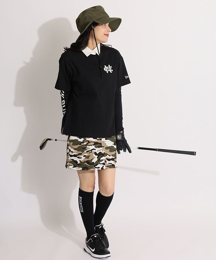 ジャックバニー JB メッシュ切替顎紐付きバケットハット レディース