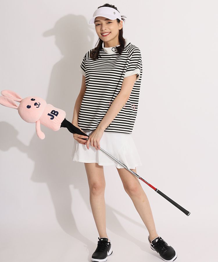 ジャックバニー　白スカート　プリーツ　ゴルフ　サイズ1 JACK BUNNY ジャックバニー スカート プリーツ 白 ゴルフウェア