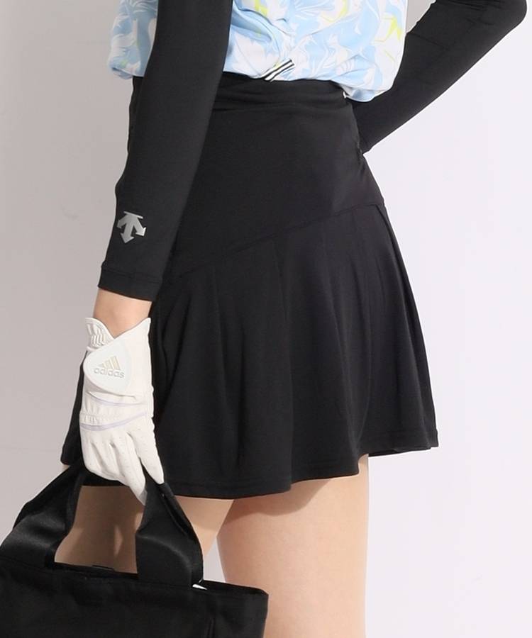 JB 【速乾】一体型ペチパンツ付バックプリーツフレアスカート