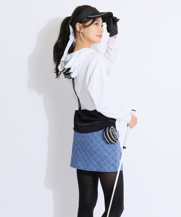 ニューバランスゴルフ NB ラメラインバックリボンサンバイザー