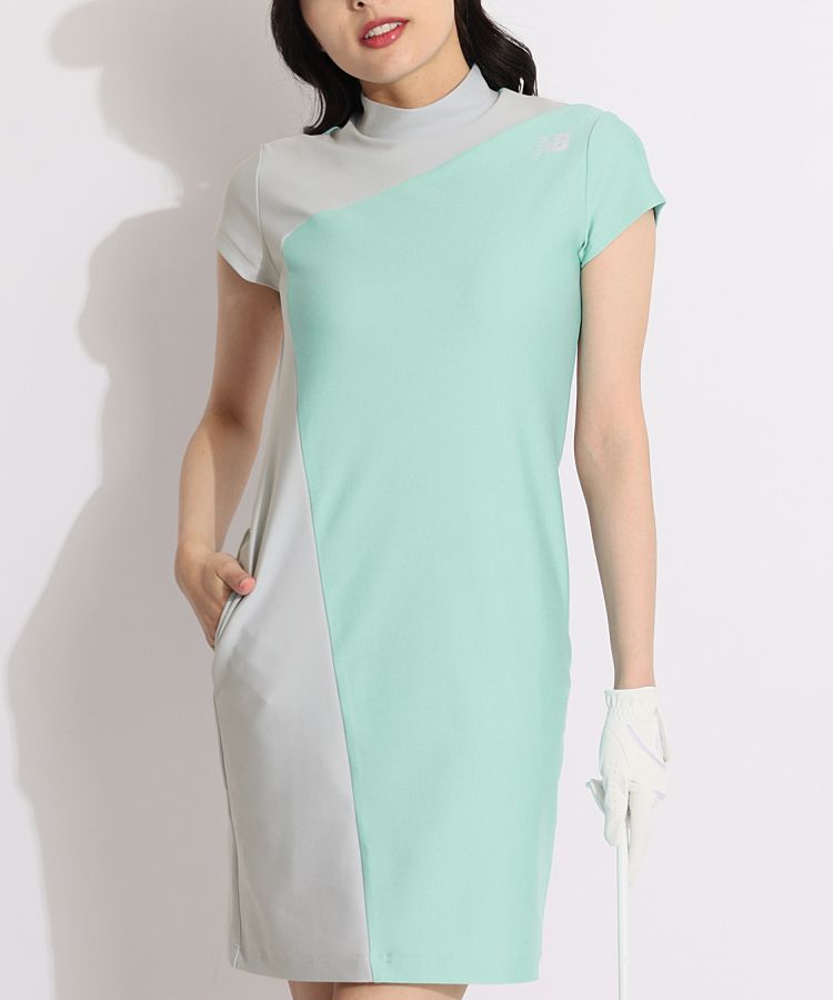 ニューバランスゴルフ NB 【速乾ストレッチ】バイカラーモックネック