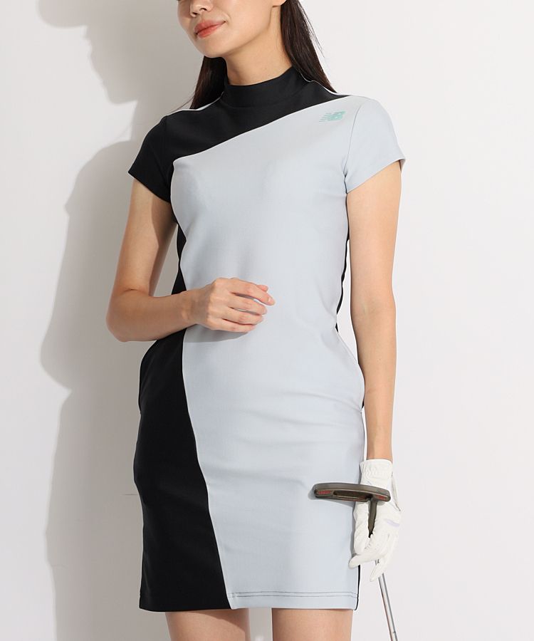 ニューバランスゴルフ NB 【速乾ストレッチ】バイカラーモックネック