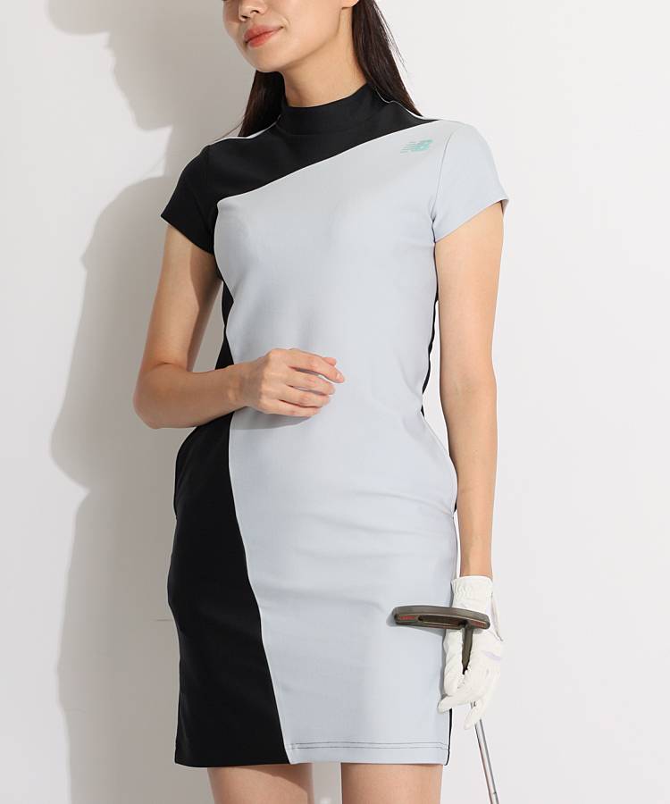 ニューバランスゴルフ NB 【速乾ストレッチ】バイカラーモックネック