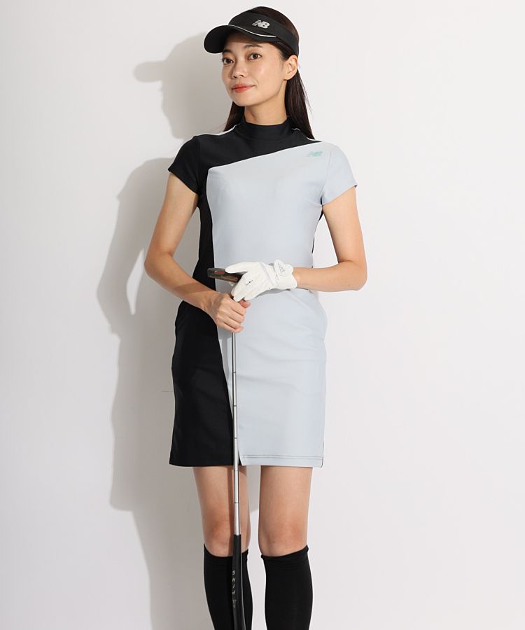 ニューバランスゴルフ NB 【速乾ストレッチ】バイカラーモックネック