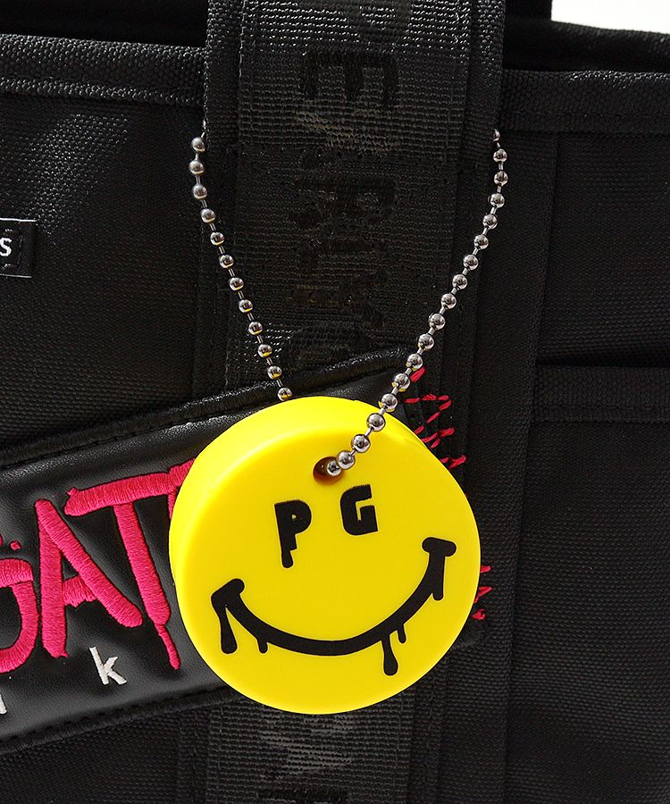 パーリーゲイツ PG ニコチャーム付きペイントロゴカートバッグ