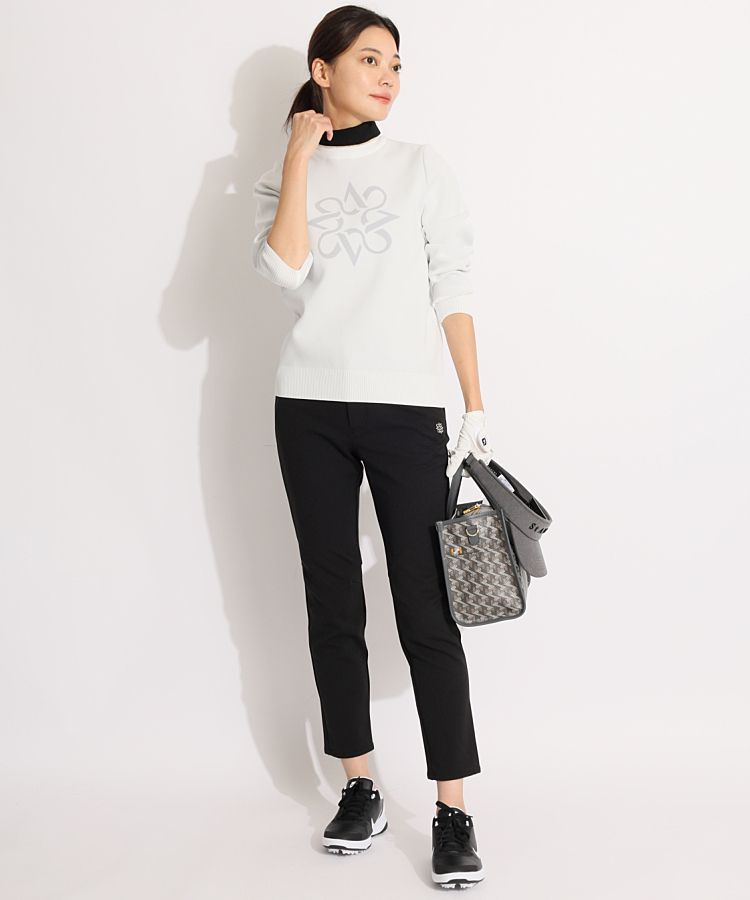 セントアンドリュース SA フロントロゴクルーネックニット レディース