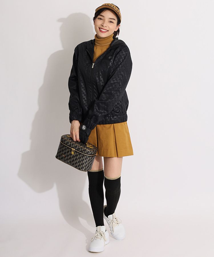 セントアンドリュース SA モノグラム柄プリントパーカー レディース