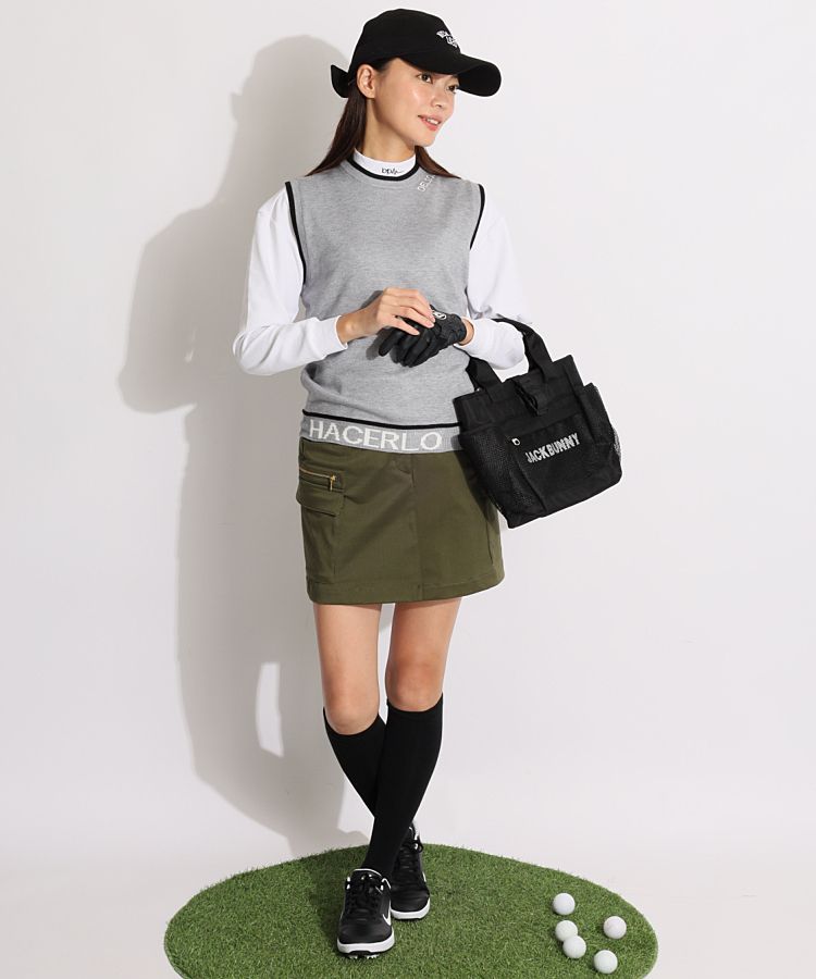 ジャックバニー Jack Bunny カートバッグ ブラック 黒 ラウンドバッグ 帆布カートバッグ (UNISEX) | Jack Bunny!!（ジャックバニー