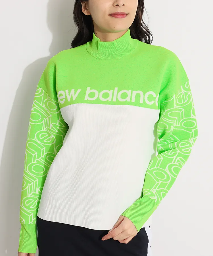 2913 ニューバランス ゴルフ プルオーバー モックネック ニット 長袖 モックネック プルオーバー (WOMENS) | new balance golf