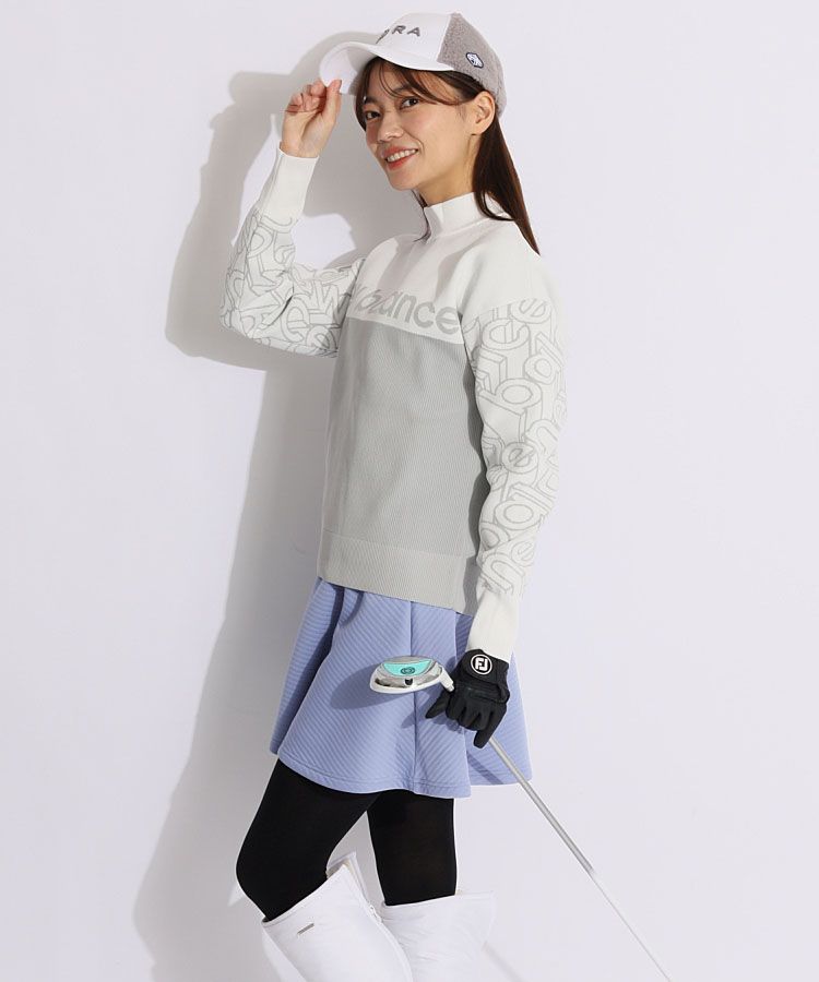 ニューバランスゴルフ NB 【ECO】スリーブ3Dロゴモックネックニット