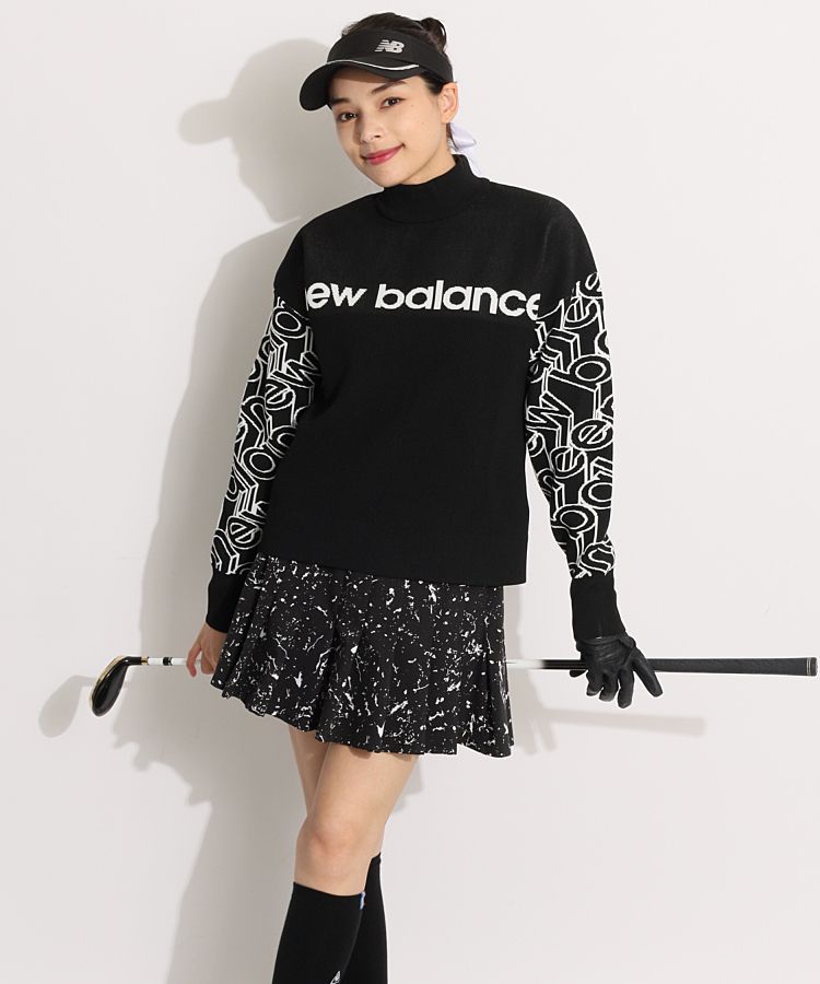 ニューバランスゴルフ NB 【ECO】スリーブ3Dロゴモックネックニット