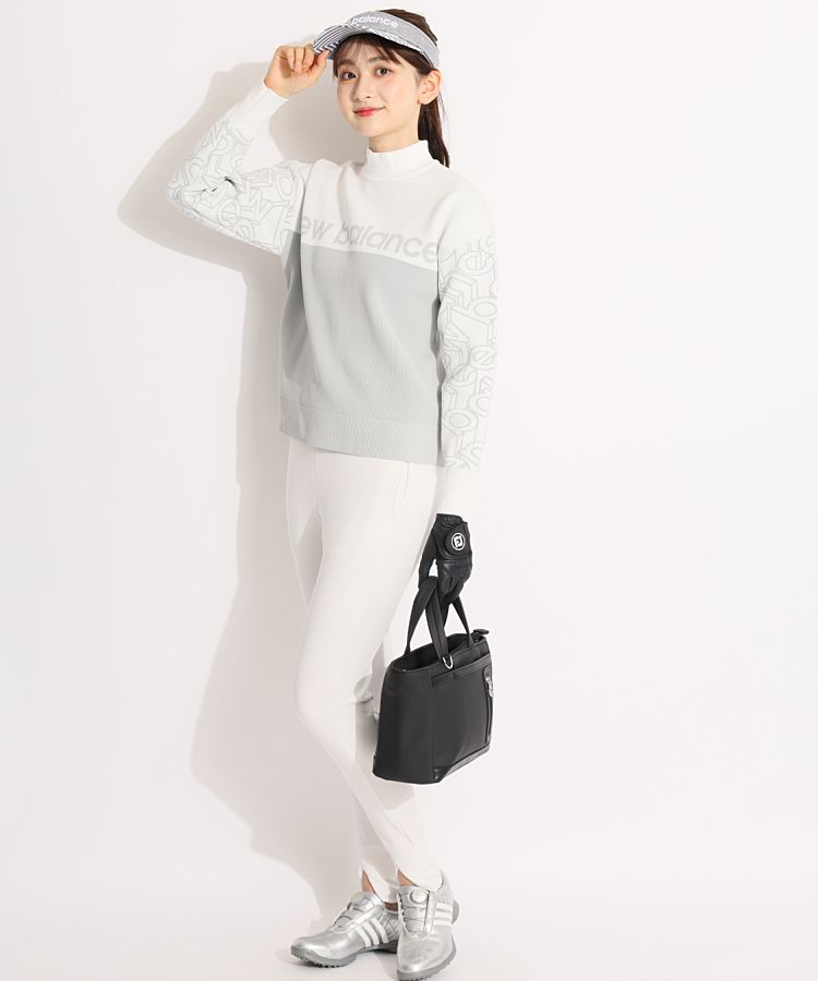 ニューバランスゴルフ NB 【ECO】スリーブ3Dロゴモックネックニット