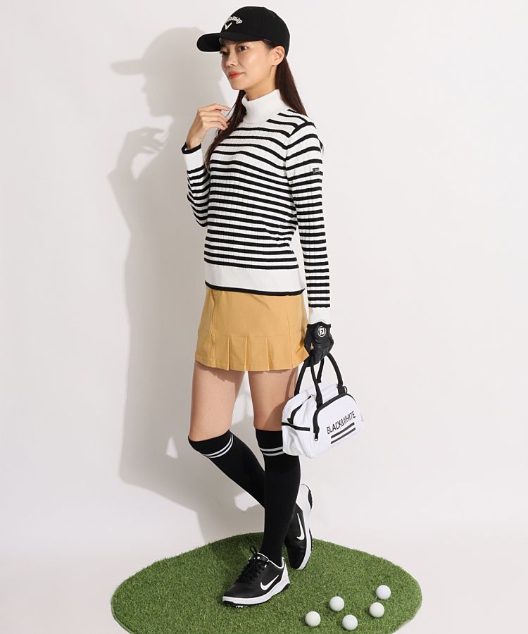 新品　Admiral プリーツスカート Mサイズ アドミラルゴルフ AM 【撥水ストレッチ】サイドプリーツスカート