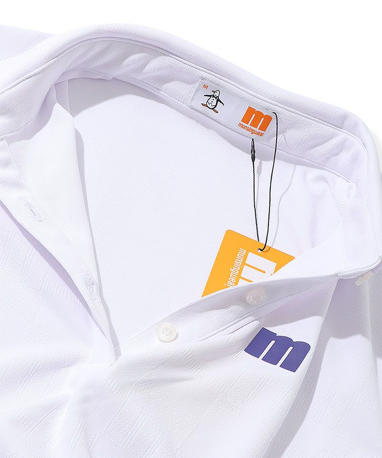 マンシングウェア MW 【吸汗速乾】mロゴジャガード半袖ワンピース