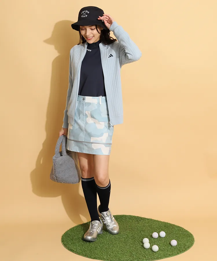 アディダスゴルフ AG スリーストライプスニットジャケット