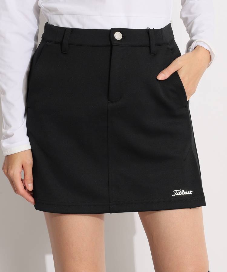 TL 【蓄熱保温】サイド切替ツイルジャージスカート