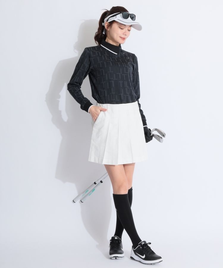 タイトリストtitleistゴルフレディースポロシャツ·スカートセットアップ新品 タイトリストアウトレット TL パワーストレッチUV半袖ポロシャツ