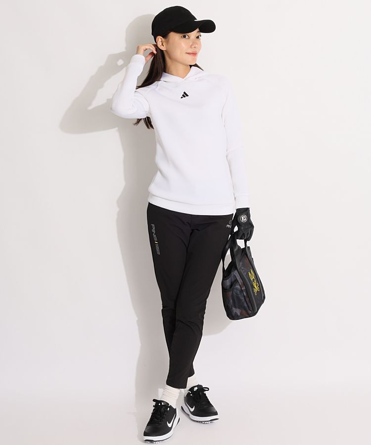 アディダスゴルフ AG エンボスロゴダンボールパーカー レディース